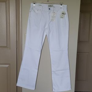 NWT Lucky Brand Sweet Boot White Jeans Sz 31R